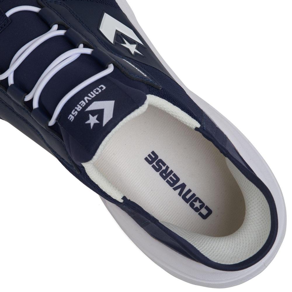 Converse Cave Star Slit Slide Navy White