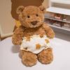 Cartoon Barcelona Bear Doll Brown Clothes Teddy Bear Plush Toy Doll Children's Pillow Doll Gift