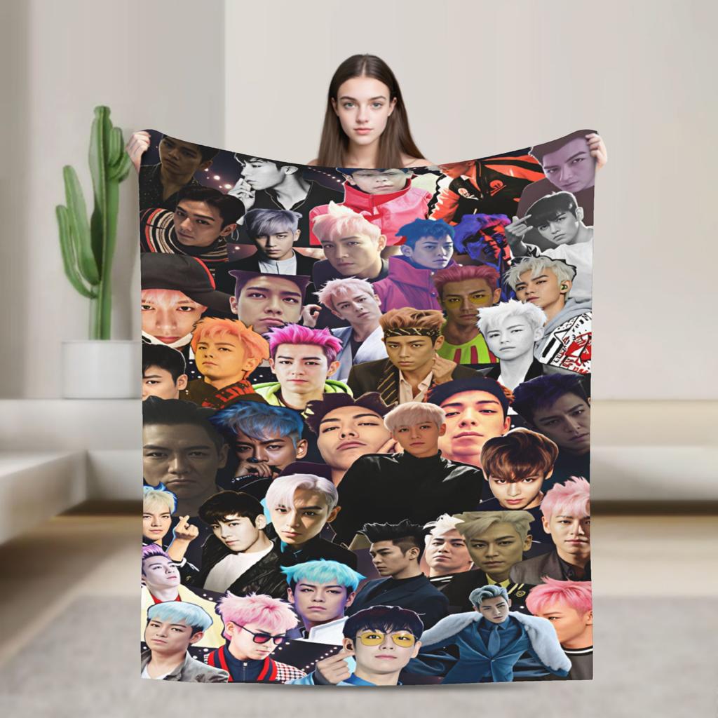 Singer TTAEYANG Blanket Super Soft Comfortable Plush Throw Blanket For Couch Bed Camping Flannel Bedspread Bed Cover