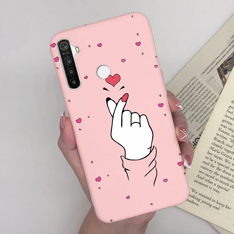 For Oppo Realme 5 Pro Oppo Realme 5 5i 5s C3 6i Realme5 5 Pro Realme6i Phone Cases Cute Soft Matte Bumper Back Cover Funda Coque