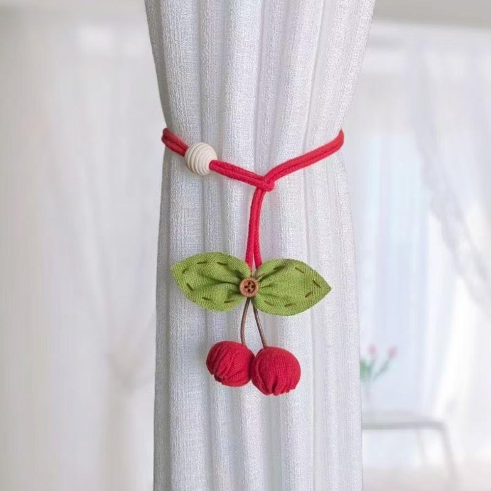 

1Pcs Elastic Band Window Curtain Buckles Flower Shape Curtain Rope Holders Home Decor 1Pcs-10