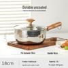 Hefeng Serie 18cm Unbeschichtet 304 Edelstahl Yukihira Topf