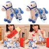 Creative Blue And White Porcelain Pattern Design Small Horse Plush Toy Pendant For Collectors And Gifts