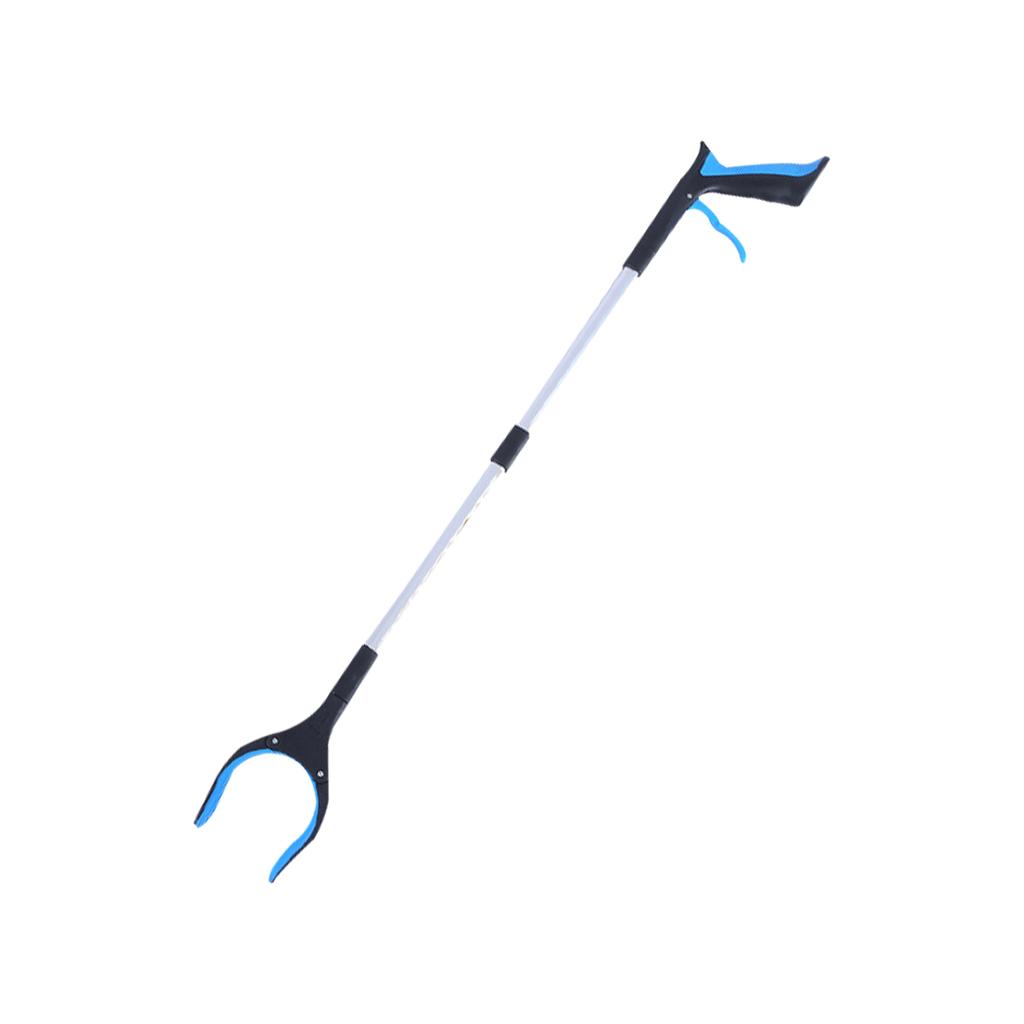 Foldable Pet Dog Outdoor Poop Clip Garbage Grabber Gripper Extender 32 Inch With Non-slip Jaws Lightweight Elderly Grabbing Tool