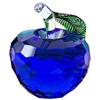 Crystal Apple Apple Figurines Sculptur Souvenir Ornaments Glass Fruit Apple Model Christmas Gift Home Decoration Accessory Gift
