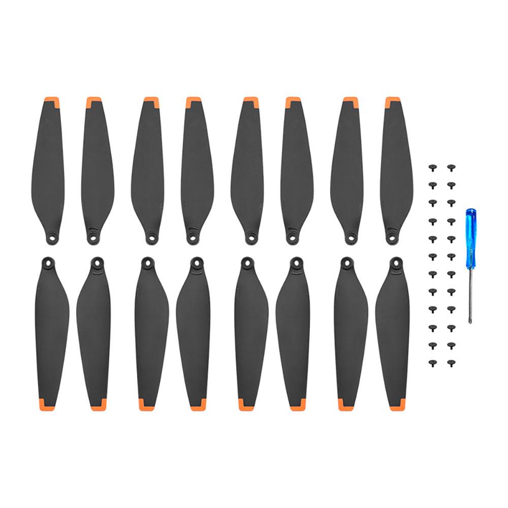 16PCS Black Plastic Propeller Blades For DJI Mini 3 Pro Drone Low Noise