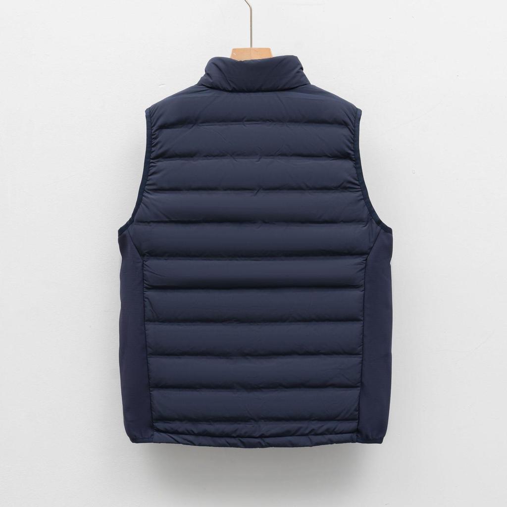 Unisex Stand Collar Down Vest – Casual Autumn/Winter Style