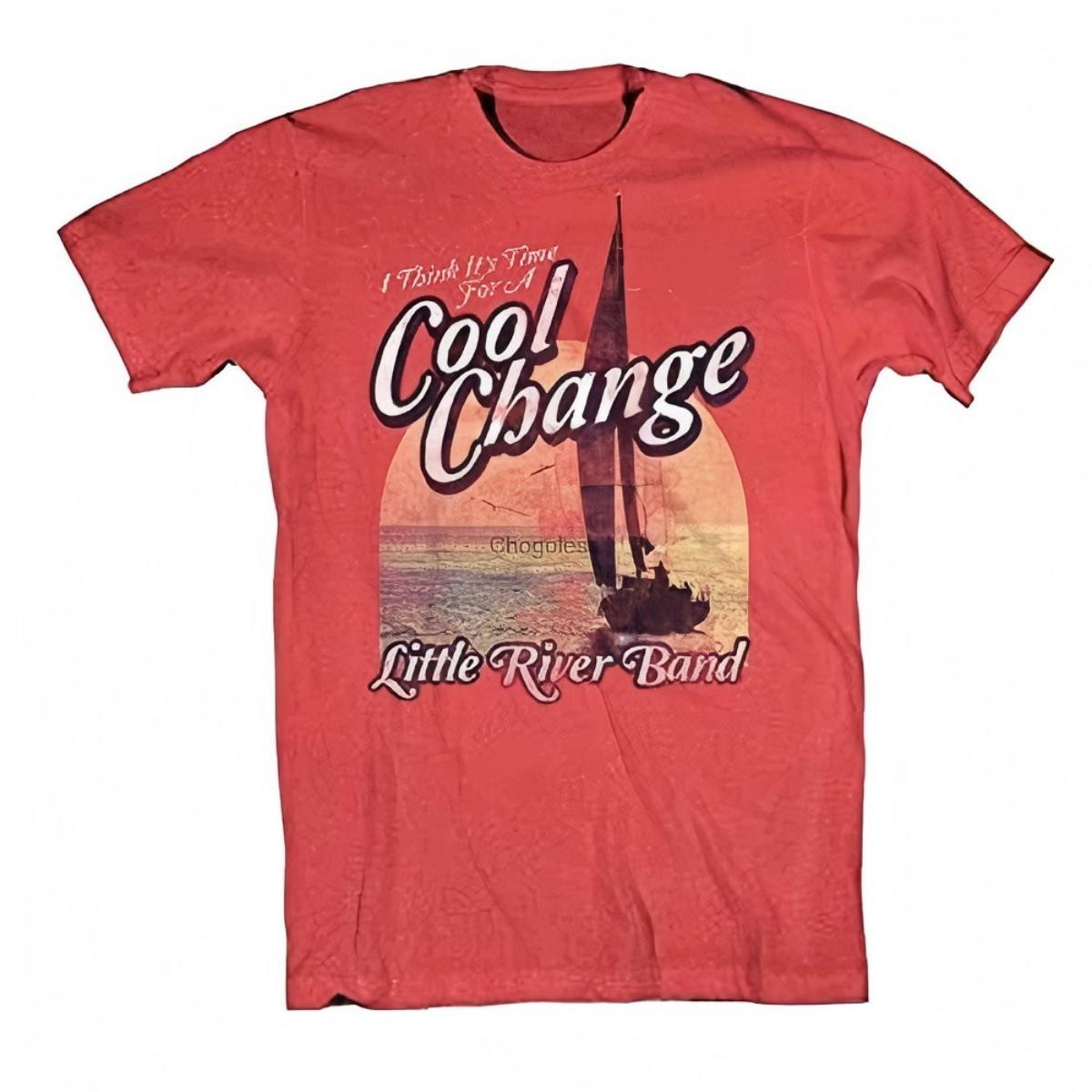 Little River Band Cool Change T-Shirt S красный