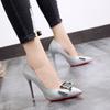 New Style Bow-knot Woman Pumps Stiletto Women Basic Pump Pointed Toe Classic Pumps Sexy High Heels Women Shoes Zapatos Mujer