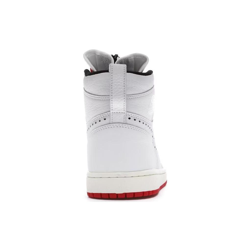 Jordan 1 Retro High Zip White University Red AR4833-100
