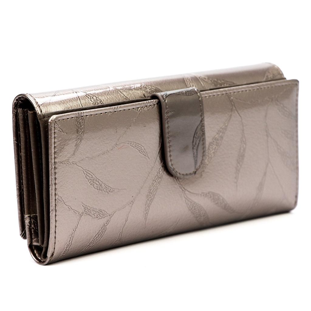 Lakovaná dámská peněženka z pravé kůže Pierre Cardin 02 LEAF 122