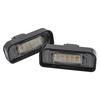 2Pcs LED Rear License Plate Light 2208200356 For Mercedes S-Class W220 2000-2006