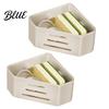 Sponge Drying Rack Sink Filter with Suction Cups for Kitchen Corner Quick Carbon Steel Caddy Hollow Design Rustproof Holder Soap And Brushes