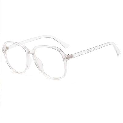 Unisex duża ramka kwadratowa Gładkie okulary Korekcyjne Okulary antyniebieskie Okulary komputerowe Okulary do krótkowzroczności Okulary dla krótkowidza -1