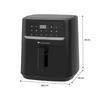 Friteuse a air sans huile - CONTINENTAL EDISON - CEFR240092L - 1800 W - 9,2 L - Noir