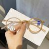 2026 new oval retro anti blue light reading glasses for men and women, casual, fashionable, ultra light and personalized