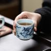 MULTIPOTENT Antique Blue & White Porcelain Dragon Tea Cup