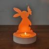 Candle Holder Mold 13.3*9.5cm Rabbit Silicone Mold Aromatherapy Mold Silica Gel Easter Candlestick Mould For Home Decor Gift