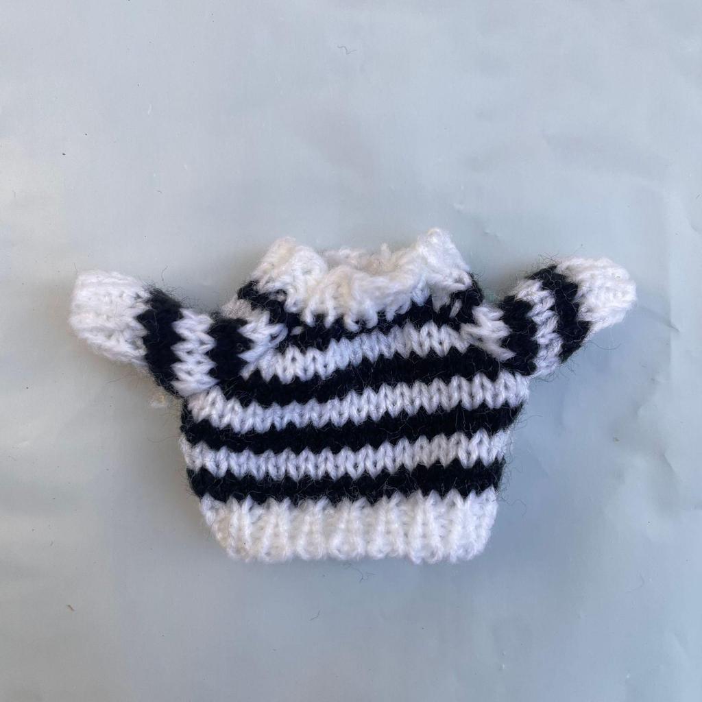 10cm Plush Doll Sweater Accessories for 13cm Palm Dog and Small Dolls