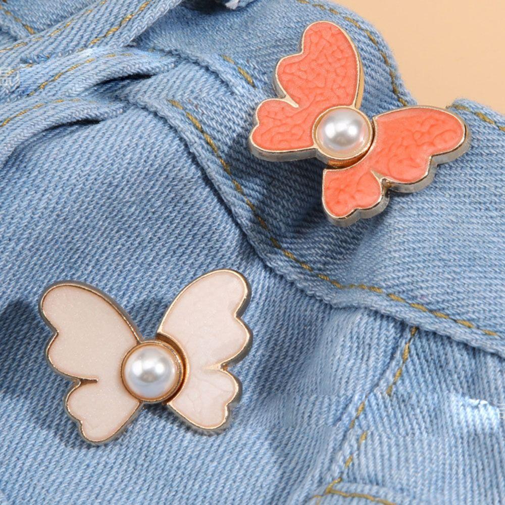 Zinc Zinc Alloy Snap Fastener Pants Pin Removable Clothing Accessories Jean Button Waist Buckle Skirts