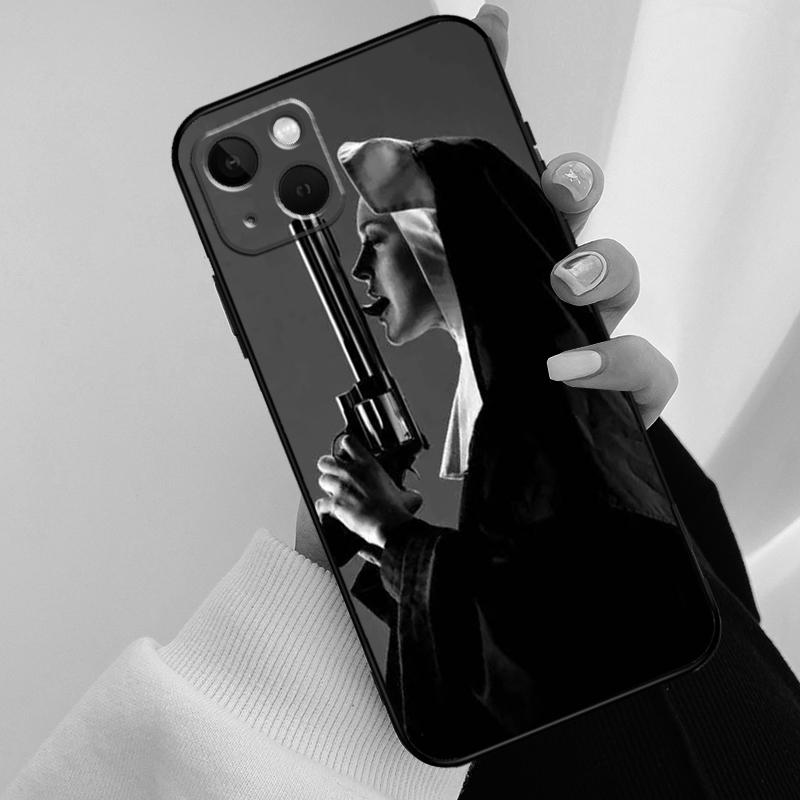

Чехол для телефона Поцелуй сестры-монахини для iPhone 17 Pro Max 14 13 12 11 15 16 Pro Max mini 16 15 Plus 16e 17 Air Cover iPhone 16 Plus