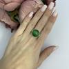 Серебряное кольцо с кошачьим глазом (2108627)