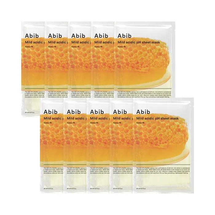 Lekko kwasowa maska w płachcie honey fit 10 sztuk