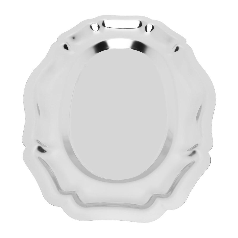 Smooth Fish Plate Rustless Steel Korean Style Plate Anti Rust Fruit Tray Restaurant Catering