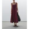 MD Spring/Summer New Arrival Women's Clothing French Style Casual Drape Long Linen Blended Vest Dress 6630586