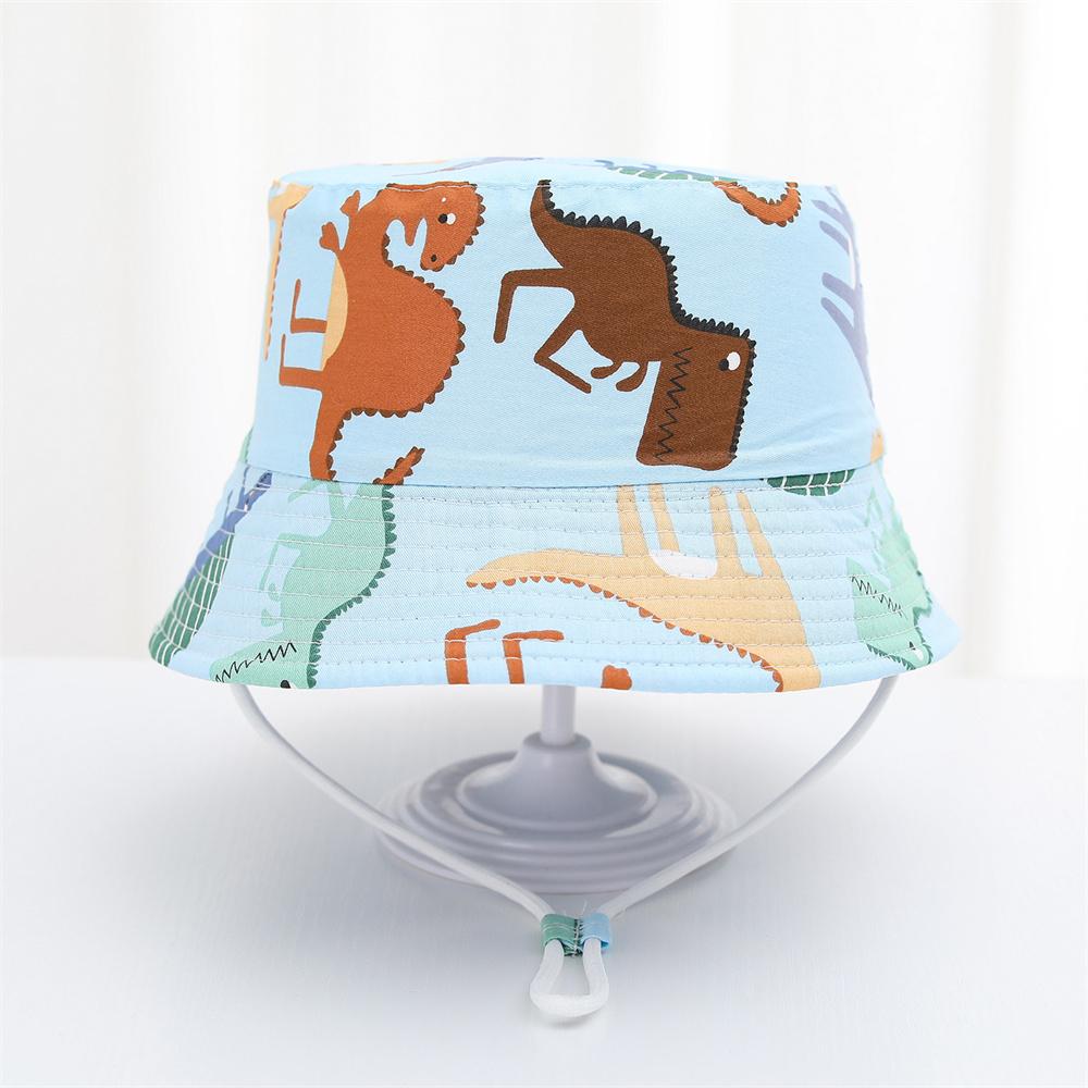 New Panama Summer Baby Sun Hat for Girls and Boys Cartoon Beach Sun Cap Fisherman's Hat for Kids Autumn Outdoor Baby Bucket Hat