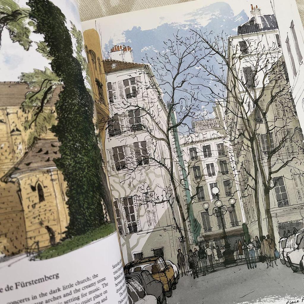 [USED] David Gentleman's Paris English Books Guide to Paris