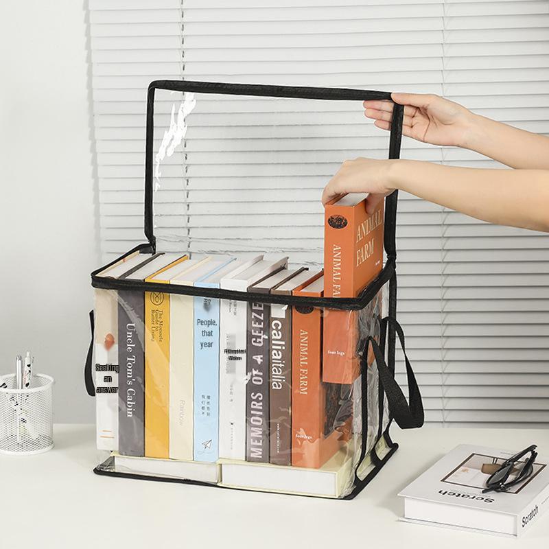 Student Book and Toy Organizer - Foldable Storage Box for Clothes and Books