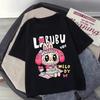 Summer Labubu Children Clothess Boy Clothes Kids Cute Cartoon Printed Short Sleeve T-shirt Girl Labubu Summer Casual Tops Loose