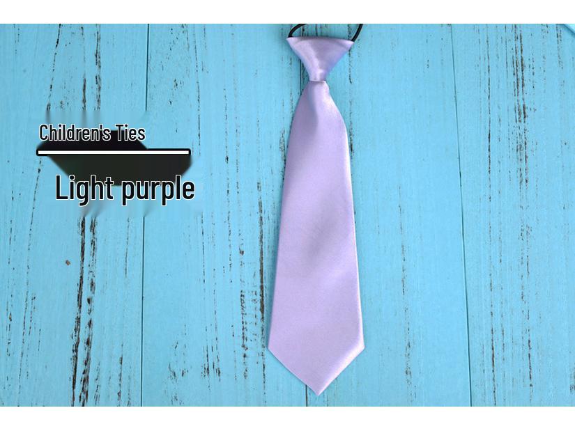 Barne slips uten stryk i svart for gutter og jenter - Skoleuniform og sceneklær