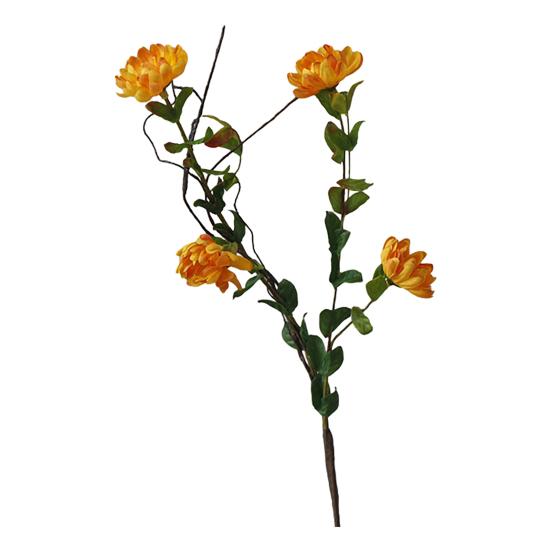 Искусственный цветок УФ-стойкий Реалистичный Искусственный шелковый цветок Дом Офис Свадебная вечеринка В помещении жёлтый