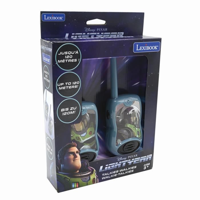 Talkies-Walkies LEXIBOOK - Buzz l'éclair - Portée 120m - Bleu - Enfant - Pile