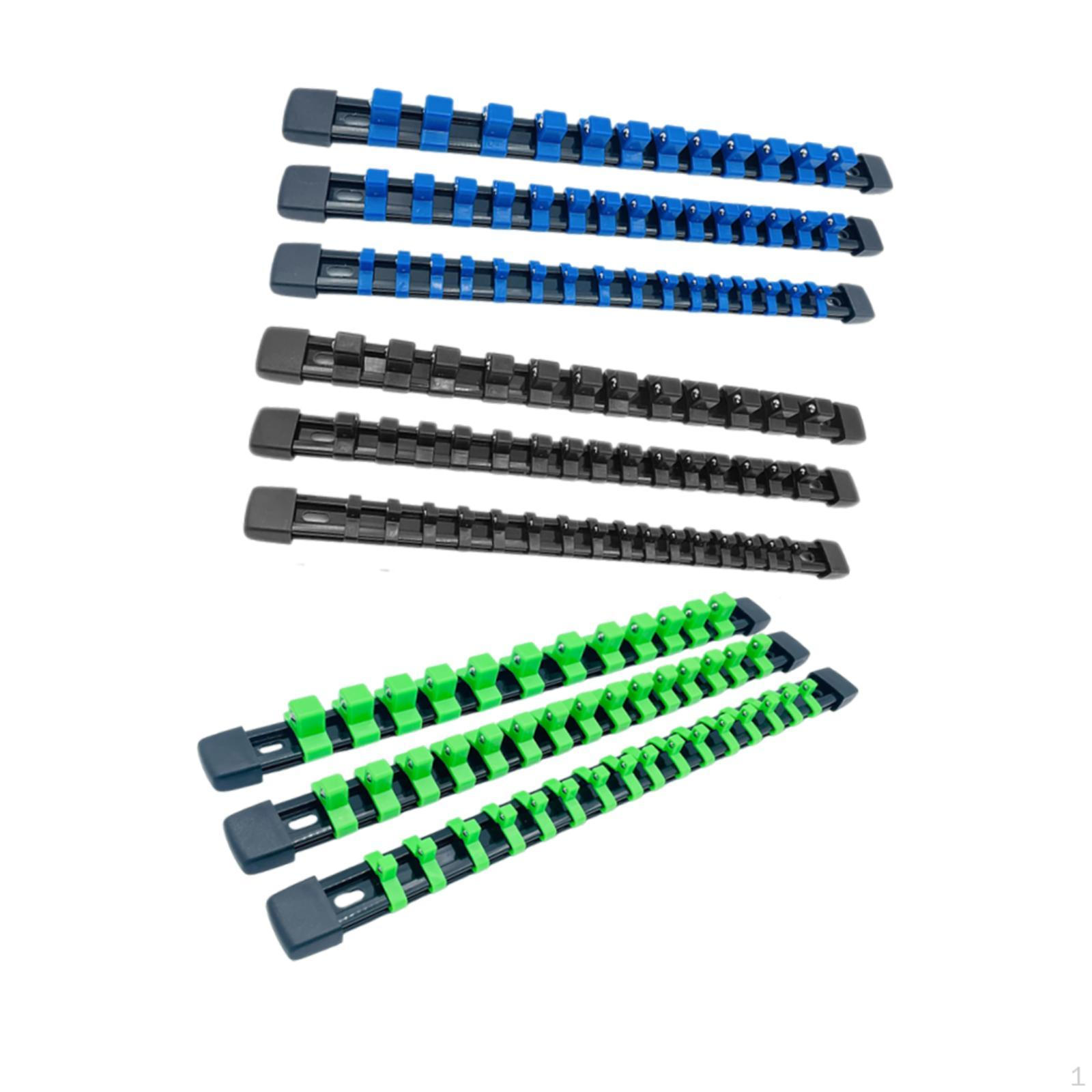 

9 шт. Органайзеры для розеток, держатели для аксессуаров, комплект из прочных деталей для верстака Black Green and Blue