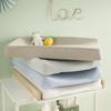 BABYCALIN Housse matelas à langer élastiquée taupe