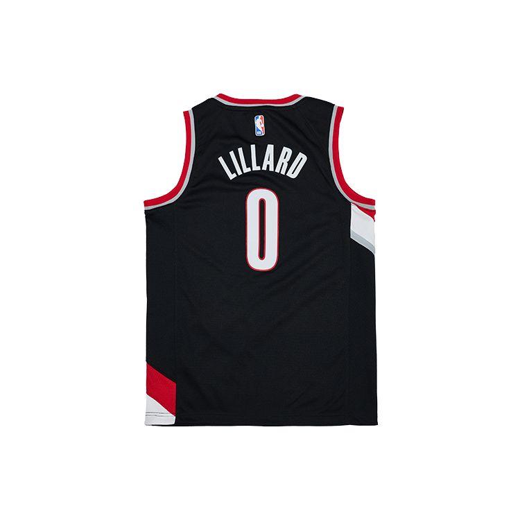 Nike NBA Youth Letter Number Logo Print Quick-Dry Sports Vest Casual Sports Set Portland Trail Blazers Lillard 0 Kids Sports Set Black 3Z2B7BZ2P-TRADL