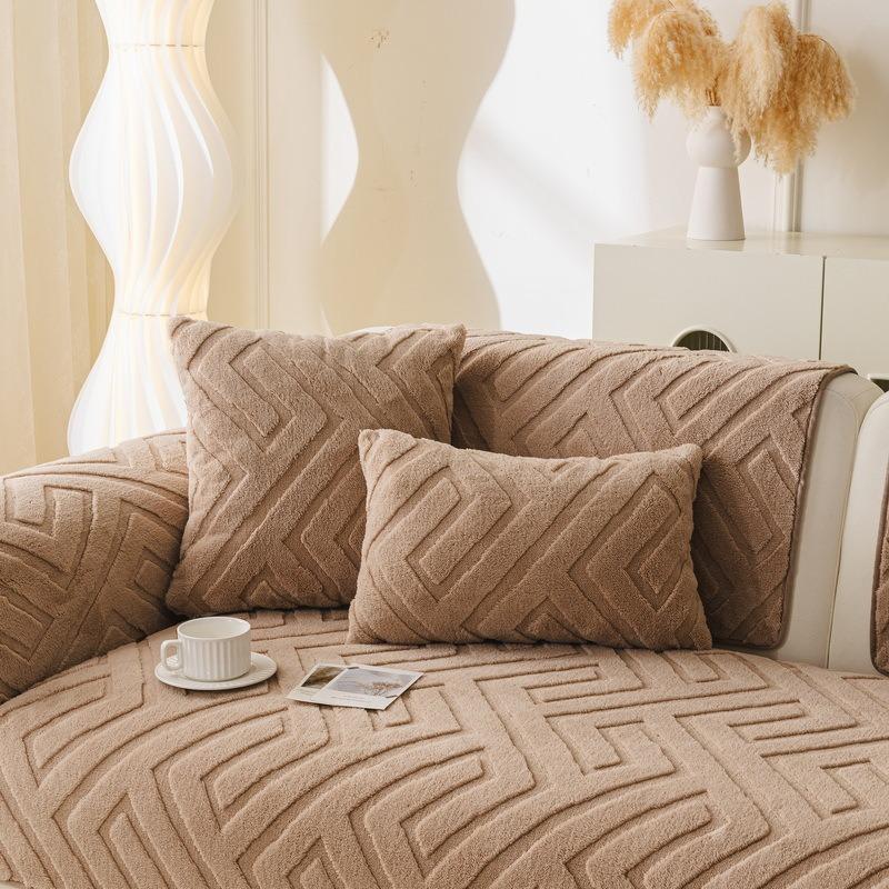 1Pc Thick Plush Sofa Cover Winter Warm Anti Slip Couch Cushion Protector Sofa Towel Couch Slipcovers For Living Room Home Decor