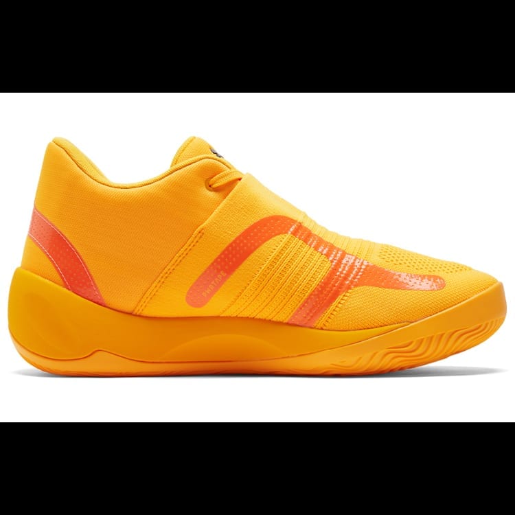 Puma Rise Nitro Mens Low Top Basketball Shoes Yellow 377012-01