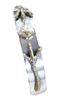 Silver 925 Bangle Bracelet for Men Eagle with Gold Metal and Double [cmy Select] (09 Claws)
