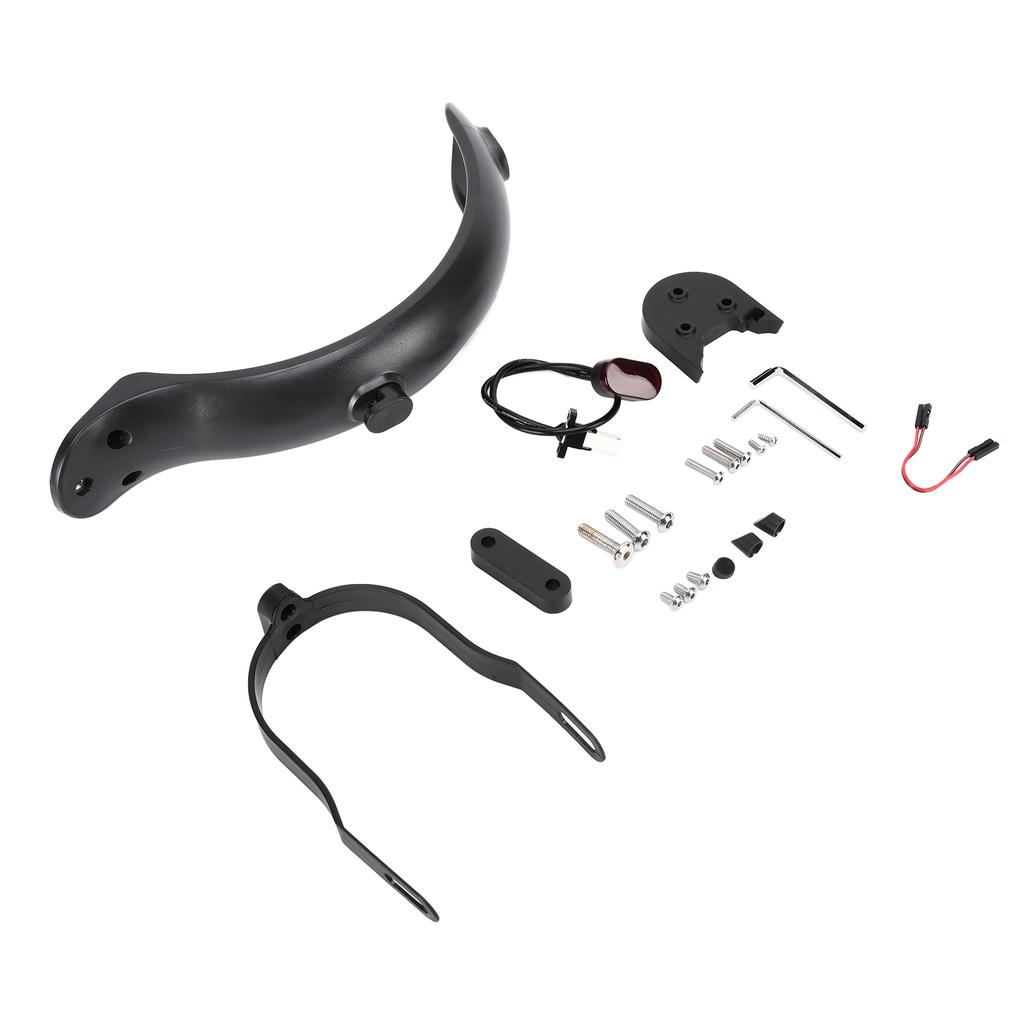 Rear Mudguard Scooter Fender Bracket Support with Rear Brake Light Scooter Replacement Accessory for Xiaomi M365