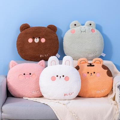 Cute Kawaii Animal Pillow Plush Toy Bear Nap Pillow Cartoon Rabbit Pillow Tiger Cushion