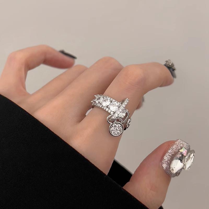 And Trendy Elegant Womens Adjustable Ring With Dazzling Zirconia Accents For 2023