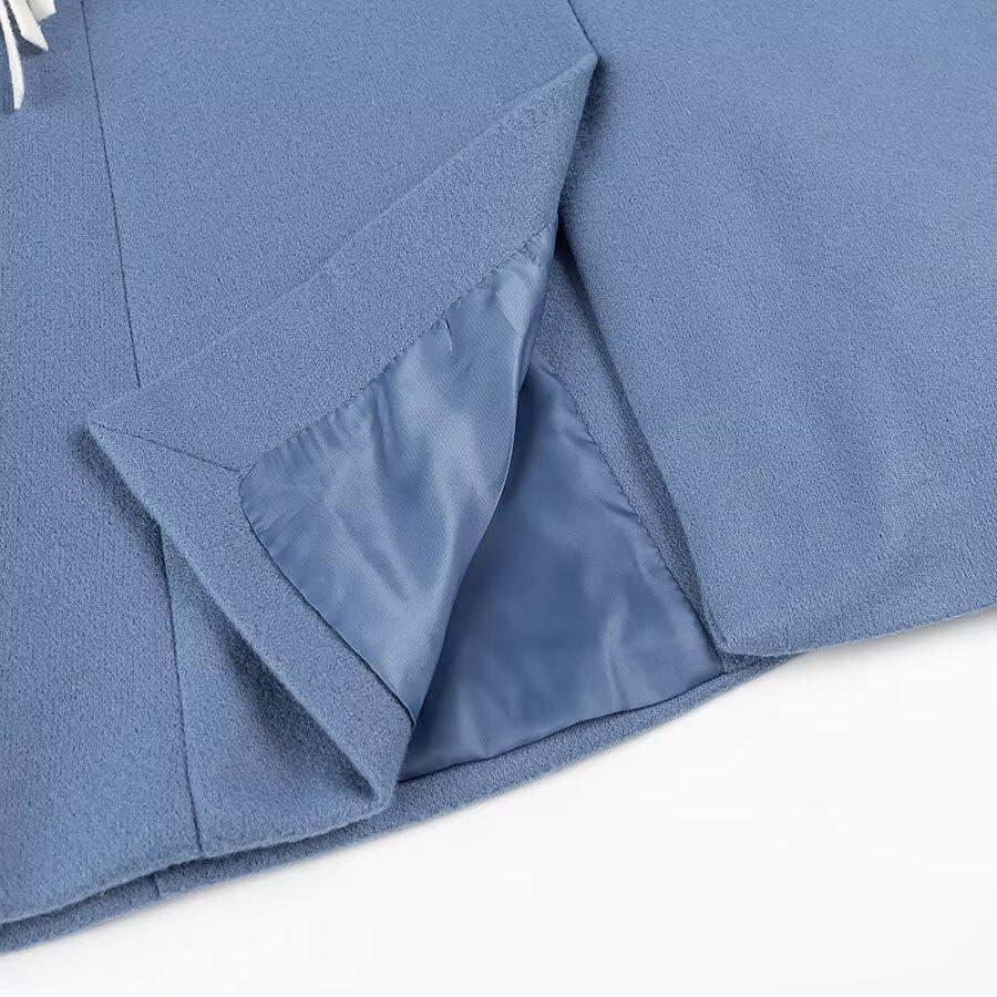 2024 Autumn Women's European & American Fashion Loose Tassel Suit Jacket