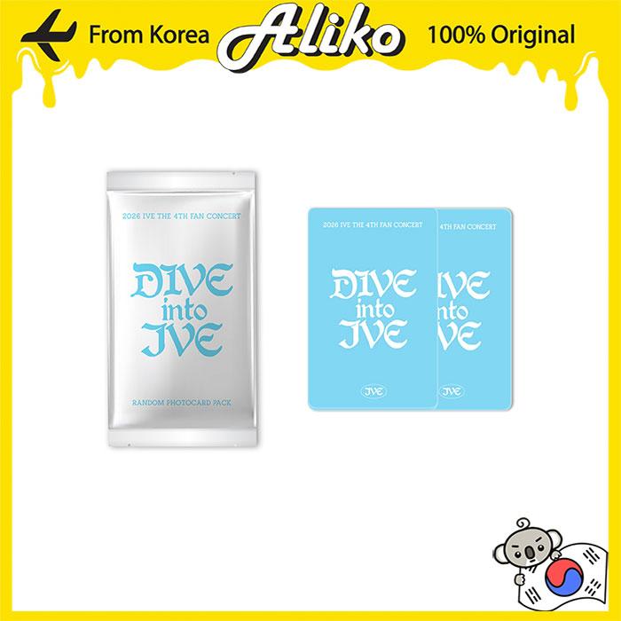 [förbeställning] SLUMPmässIG FOTOKORTSPAKET 2026 IVE DEN 4:E FANKONSERTEN DIVE into IVE OFFICIELL MD