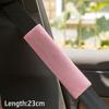 Universal Car Seat Belt Cover Plush Cute Cartoon Car Safety Belt Cover Shoulder Pad For Kids Adults Car Interior Accessories