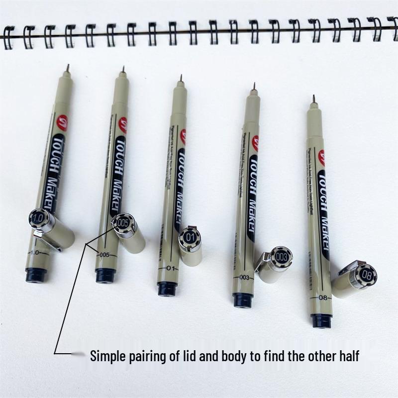 Tu Tu Mei Hand-painted Outline Border Sketch Pen for Manga Anime