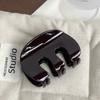 1pc M-type medium hair ornament pumpkin grab clip versatile shark clip hairpin new half-tie hair clip